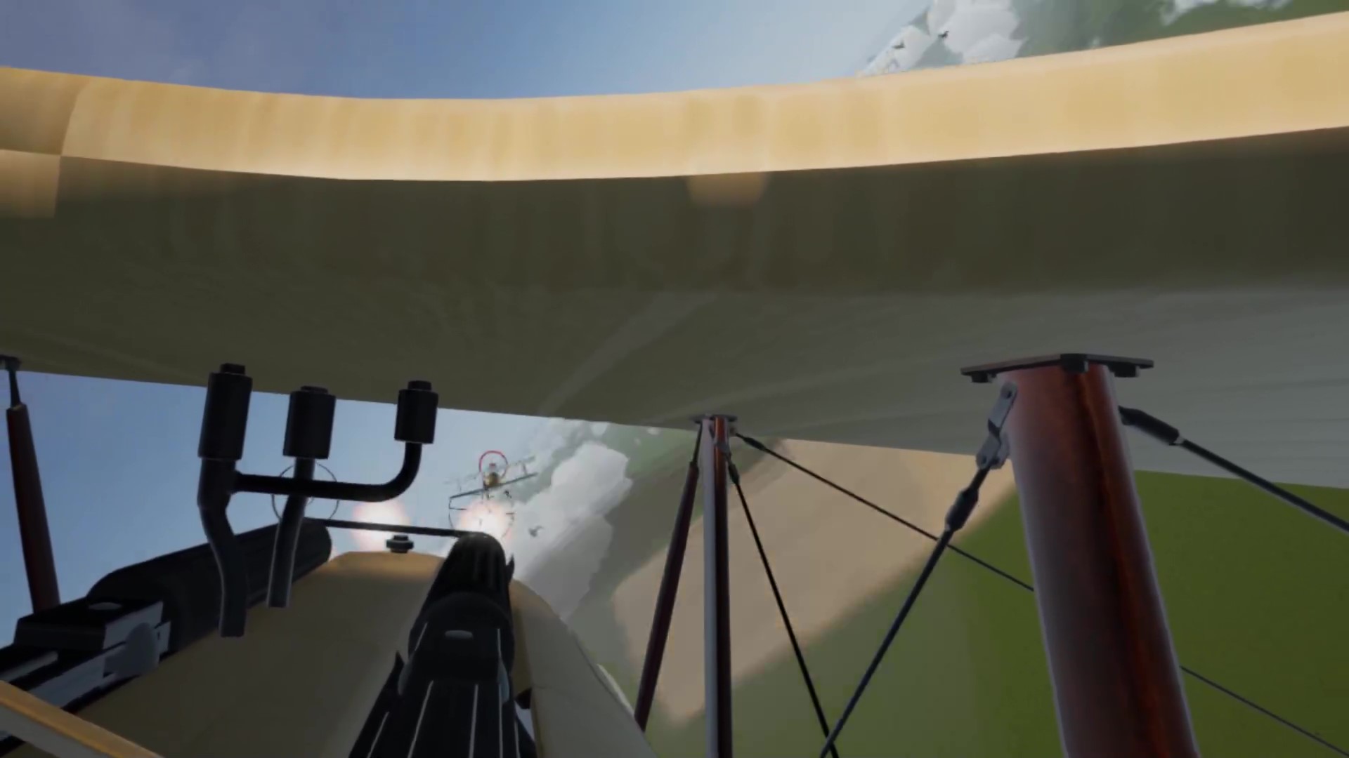 Spad S.XIII firing